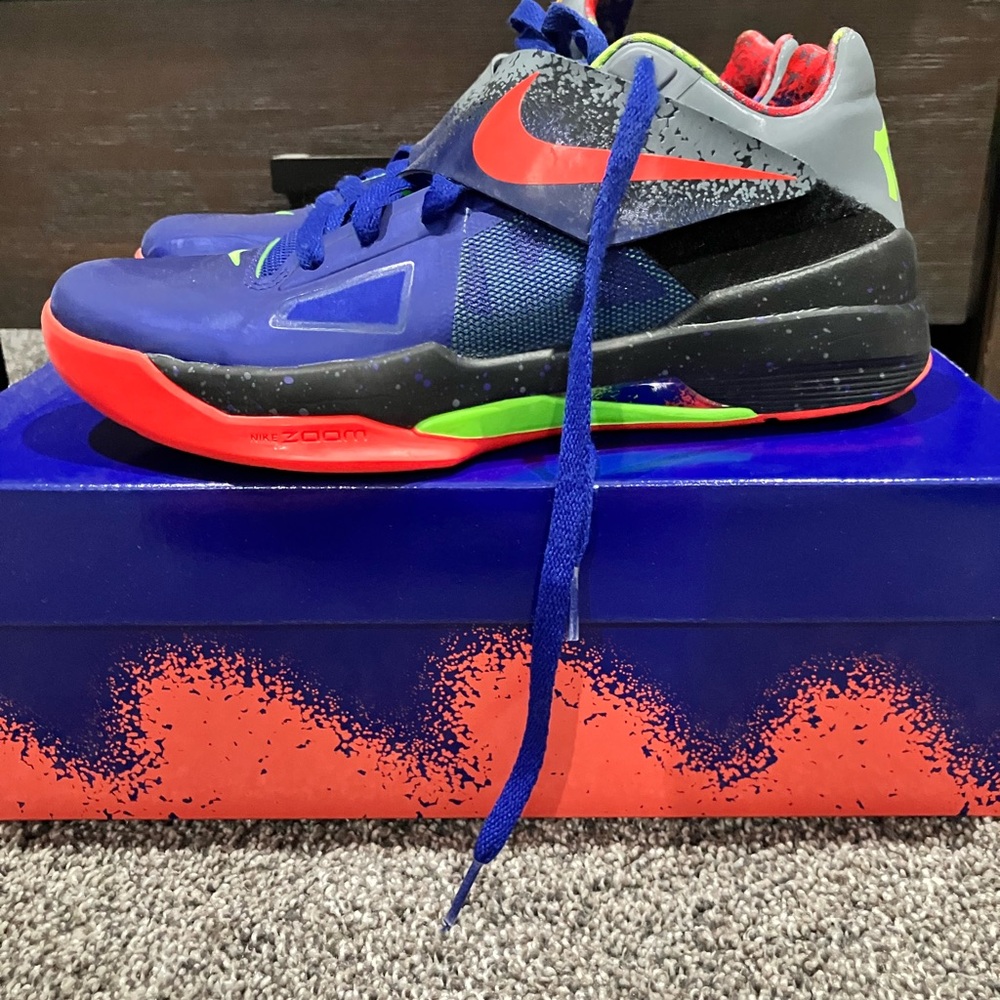 Nerf Blue and Red Sneakers Vibrant Design